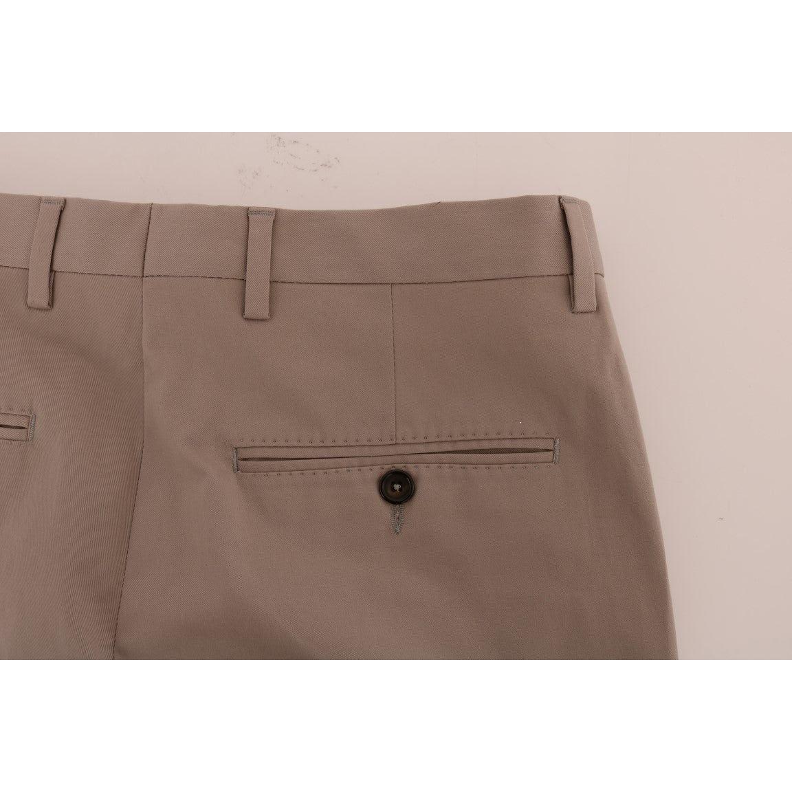Dolce & Gabbana Beige Cotton Stretch Chinos Pants PAN60708-6