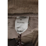 Ermanno Scervino Beige Cotton Velvet Regular Fit Pants SIG30355-1
