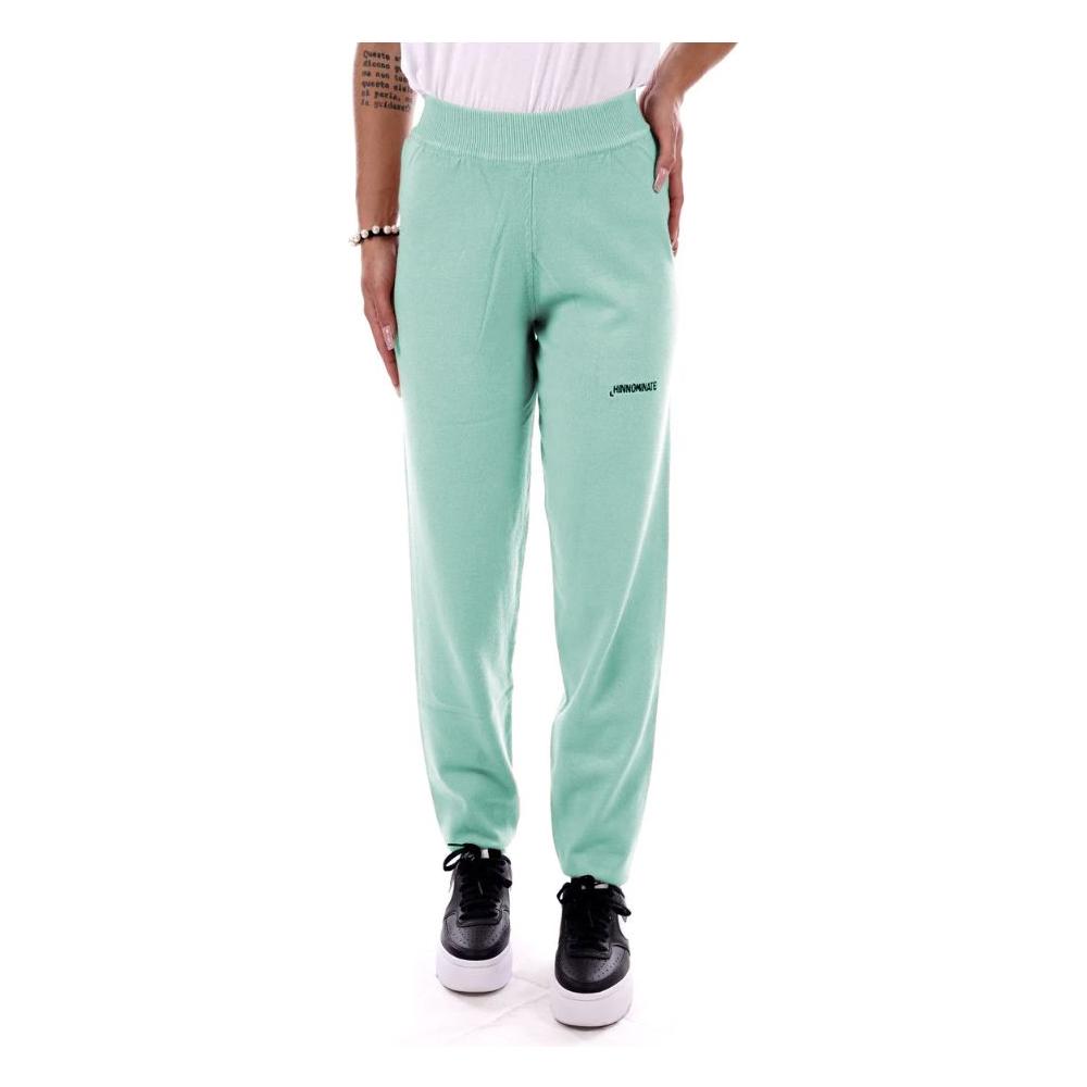 Hinnominate Green Viscose Pant