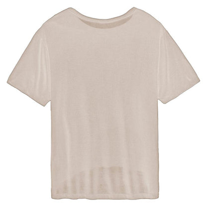 Hinnominate Beige Modal Women T-Shirt