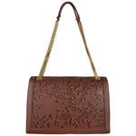 Baldinini Trend Brown Calfskin Women Crossbody Bag BA-12274