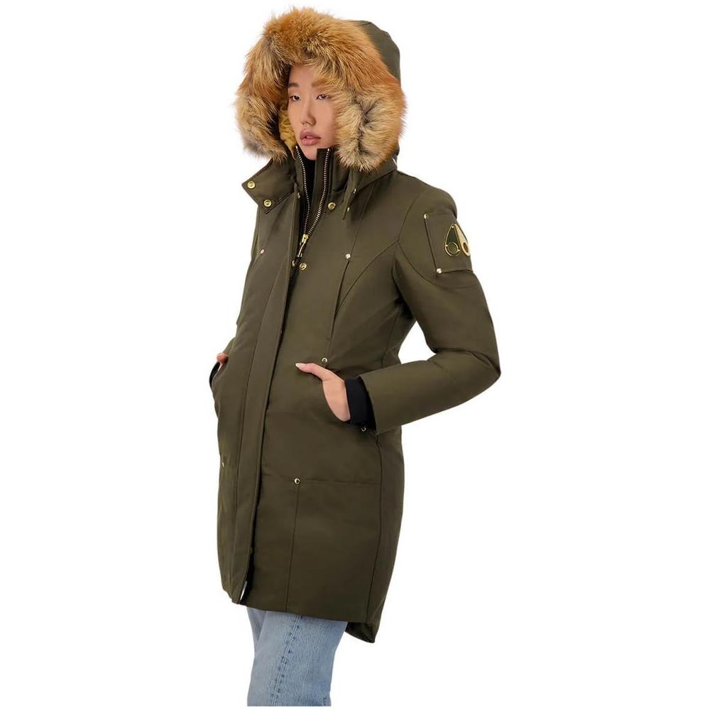 Moose Knuckles Camouflage Cotton Women Parka