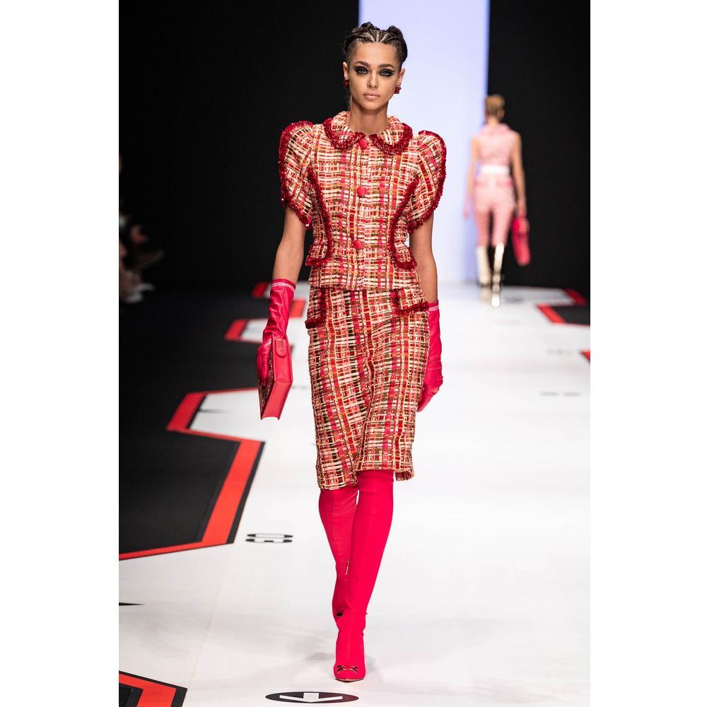 Elisabetta Franchi Pink Viscose Blazer