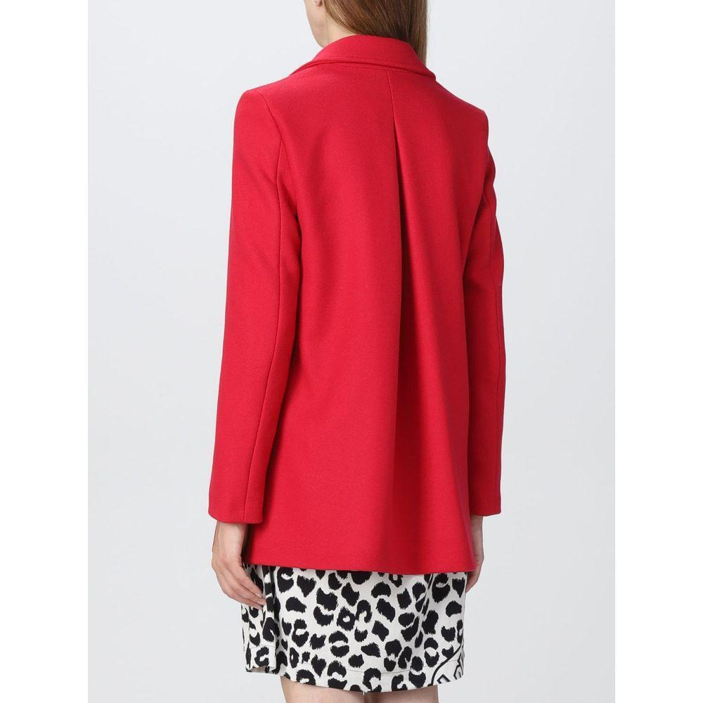 Love Moschino Chic Pink Wool Blend Jacket LO-10236-IT42|M