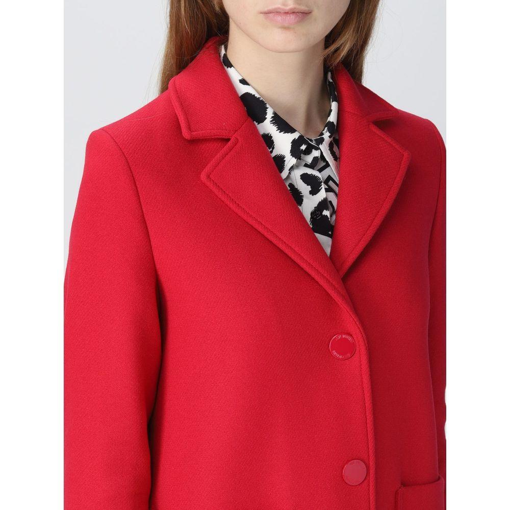 Love Moschino Chic Pink Wool Blend Jacket LO-10236-IT42|M