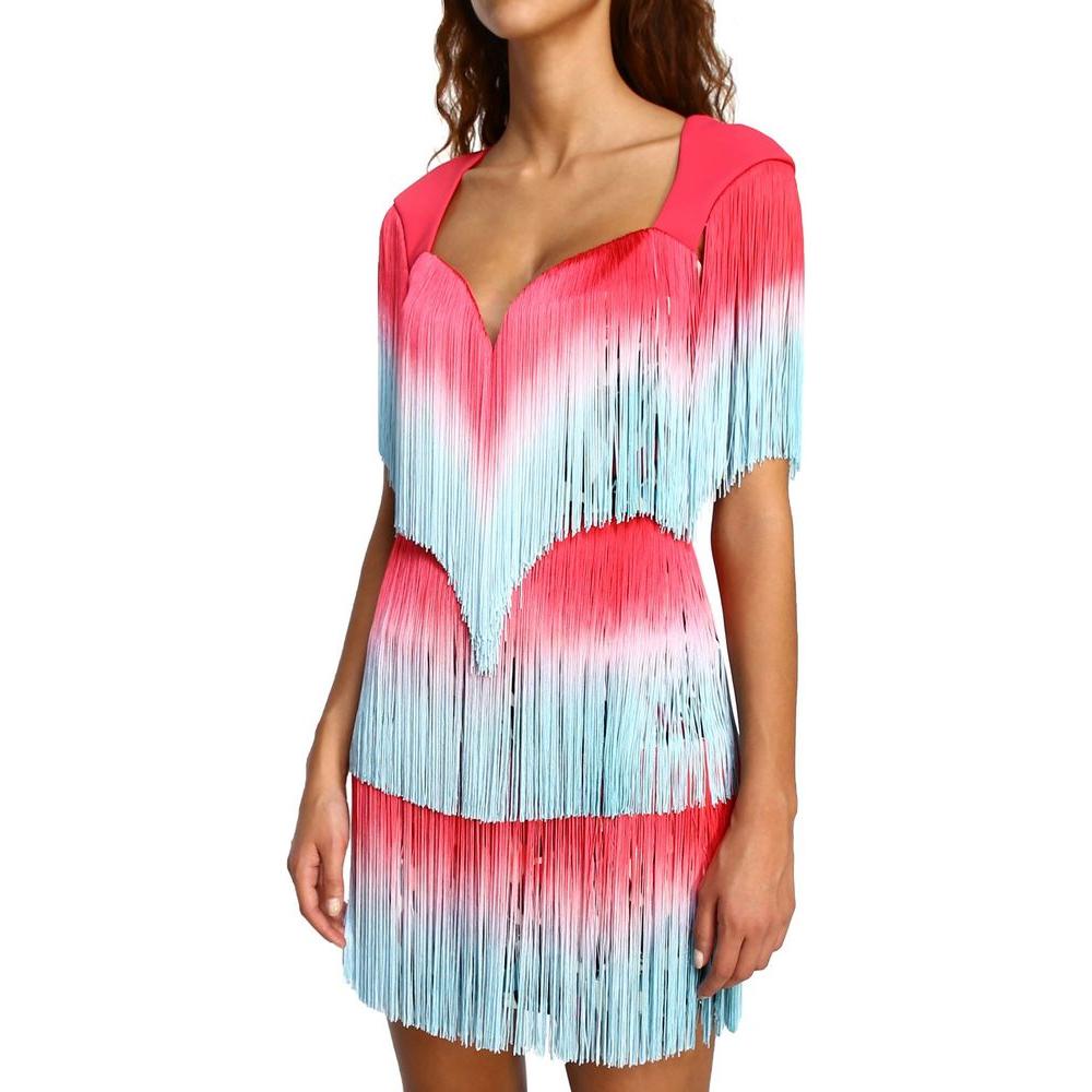 Elisabetta Franchi Pink Polyester Dress