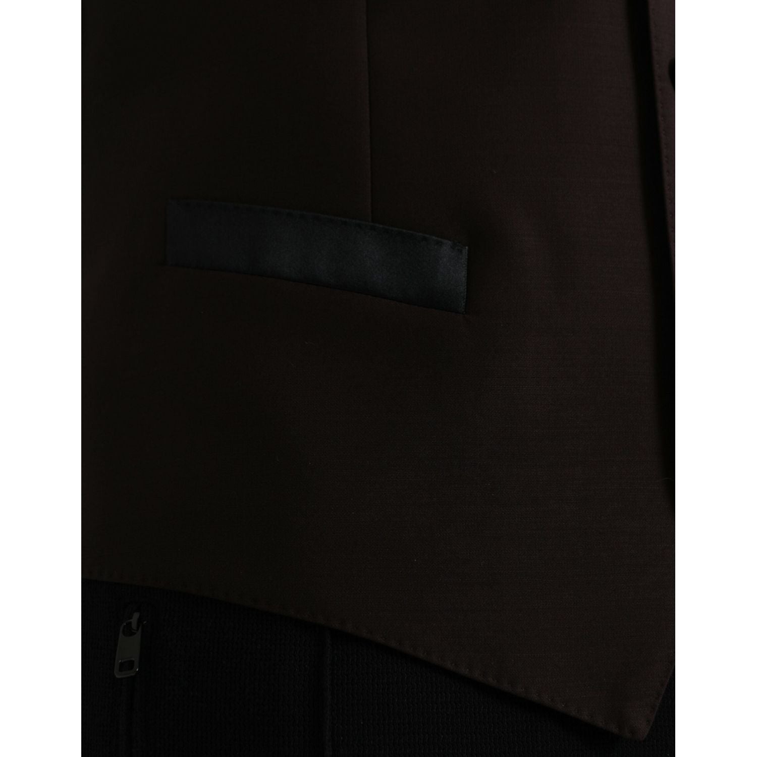 Dolce & Gabbana Brown Wool Waistcoat Dress Formal Vest