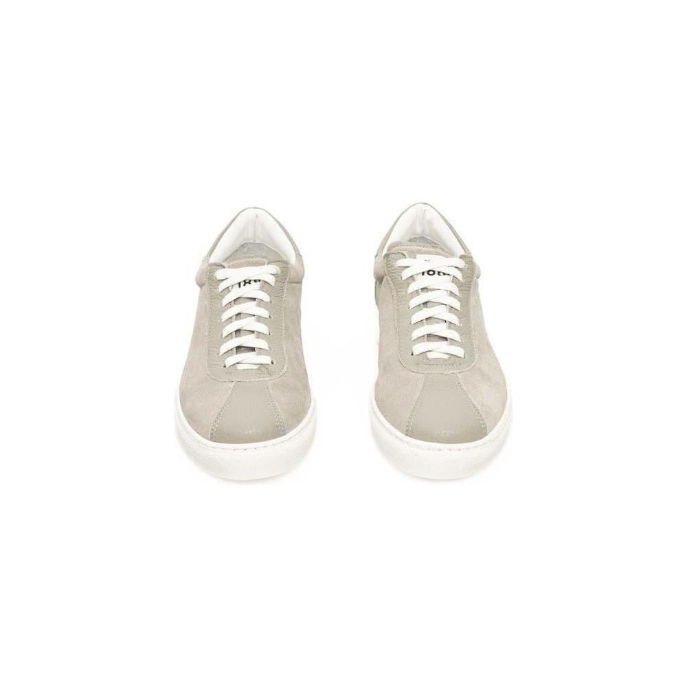 Cerruti 1881 Gray Cowhide Men Sneaker