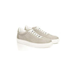 Cerruti 1881 Gray Cowhide Men Sneaker