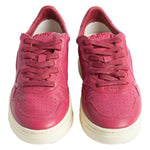 Autry Fuchsia Goatskin Women Sneaker Autry Maroon