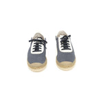 Cerruti 1881 Blue Calfskin Men Sneaker