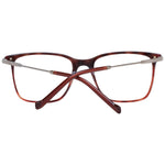 Hackett Brown Men Glasses Frame in acetate, full-rim, square style with demo lenses and branded case.