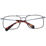 Sandro Gray Men Glasses Frame - Full-rim aviator style with metal frame, demo lenses, and includes branded case.