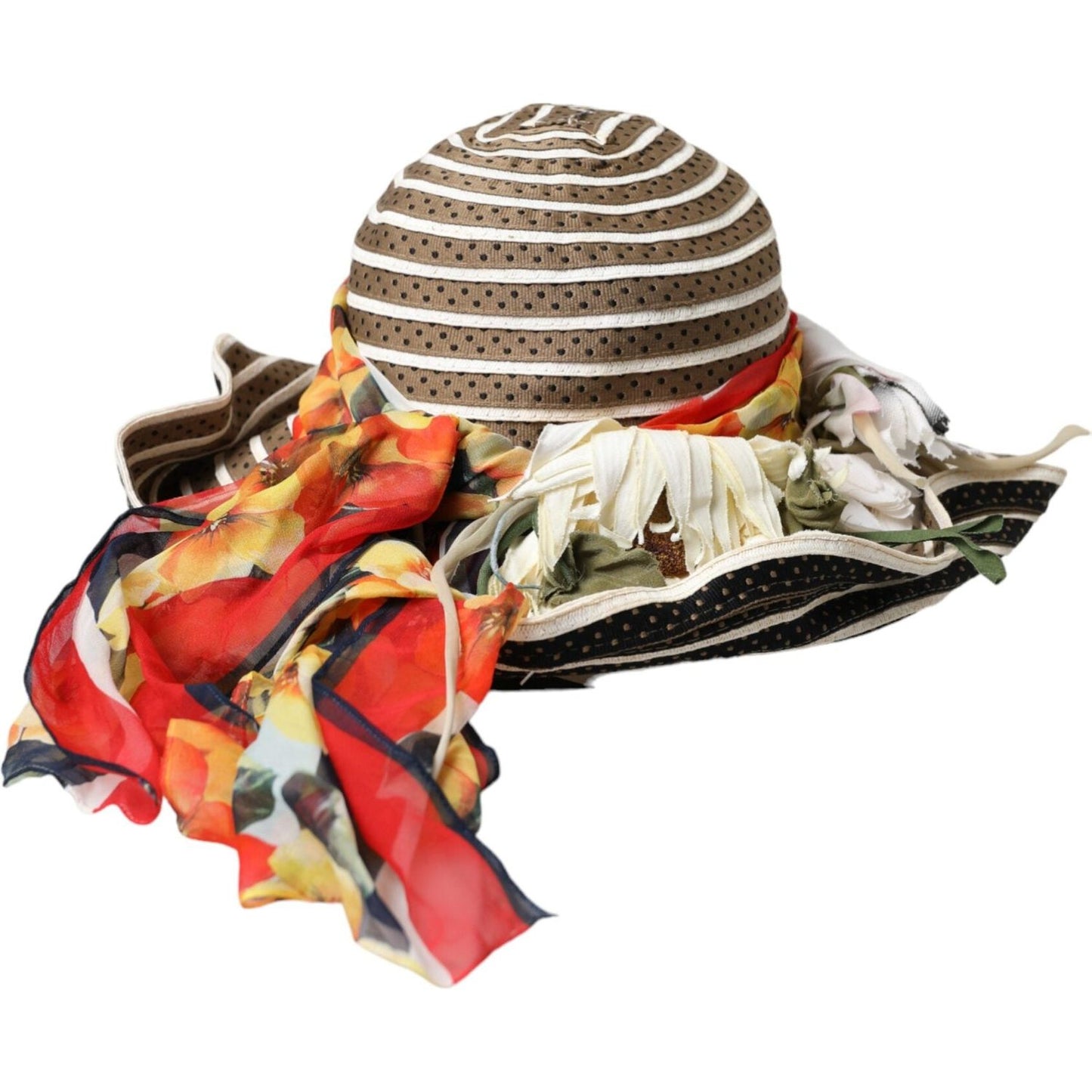 Dolce & Gabbana Multicolor Fantasy Wide Brim Floppy Hat