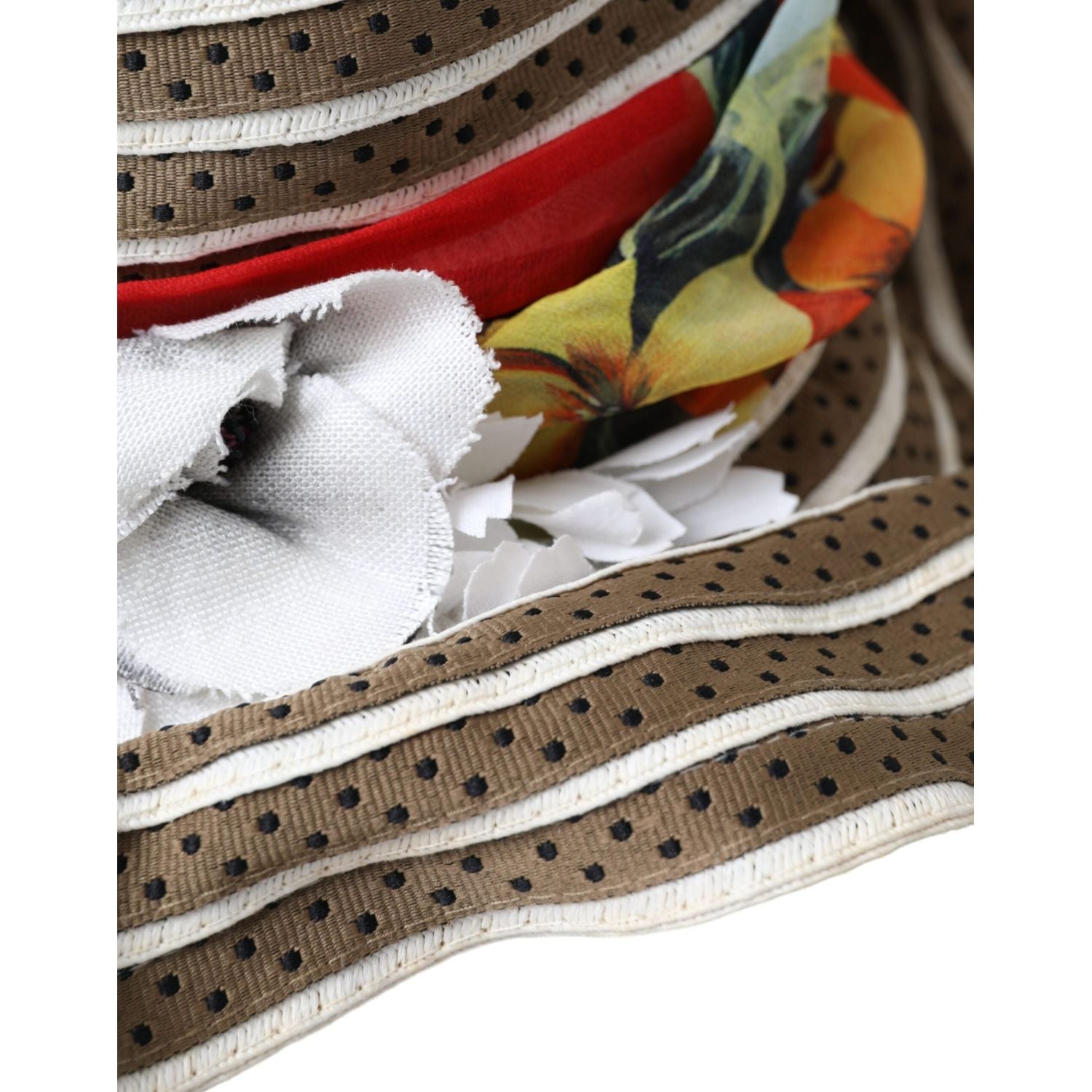 Dolce & Gabbana Multicolor Fantasy Wide Brim Floppy Hat