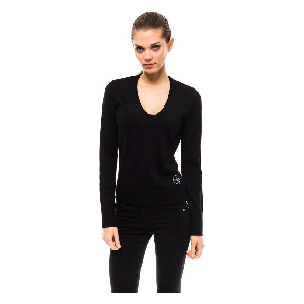 Montana Blu Black Wool Sweater