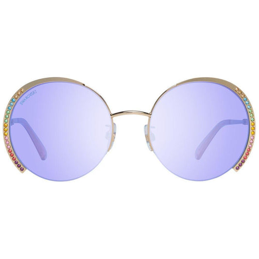 Swarovski Gold Women Sunglass