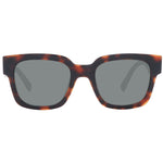 Sting Brown Unisex Sunglass with full-rim acetate frame and grey lenses