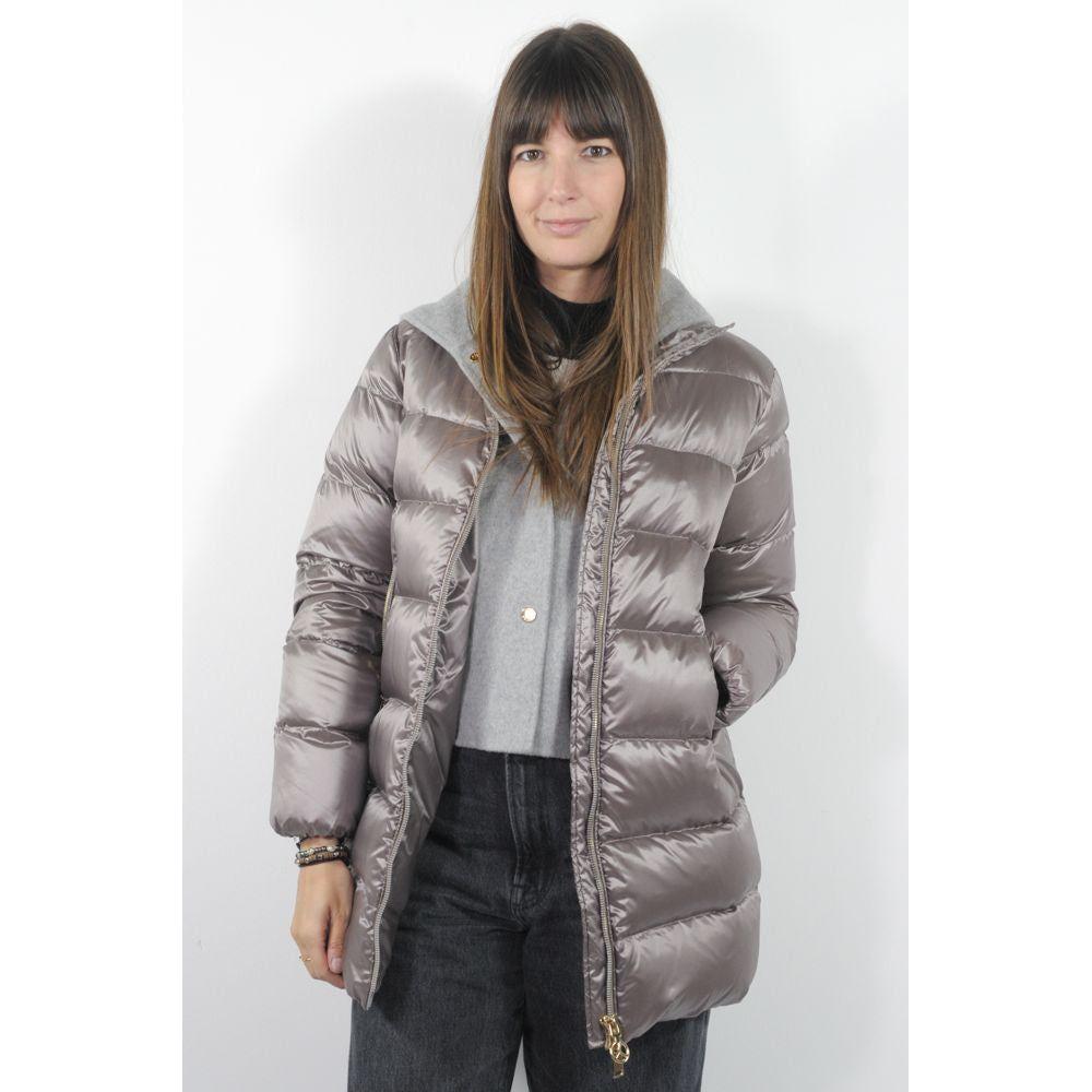 People Of Shibuya Grigio Poliestere Women's Quilted Jacket