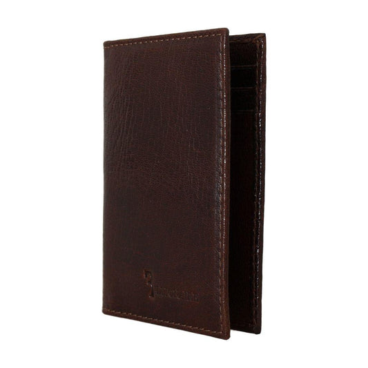 Billionaire Italian Couture Brown Leather Bifold Wallet VAS1435