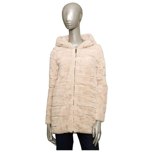 Baldinini Trend Beige Polyester Women Jacket BA-24580-S