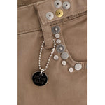 Costume National Beige Cotton Stretch Slim Fit Jeans SIG30131-1