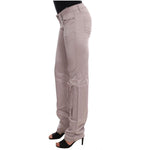 Costume National Beige Cotton Slim Fit Jeans SIG30132-2