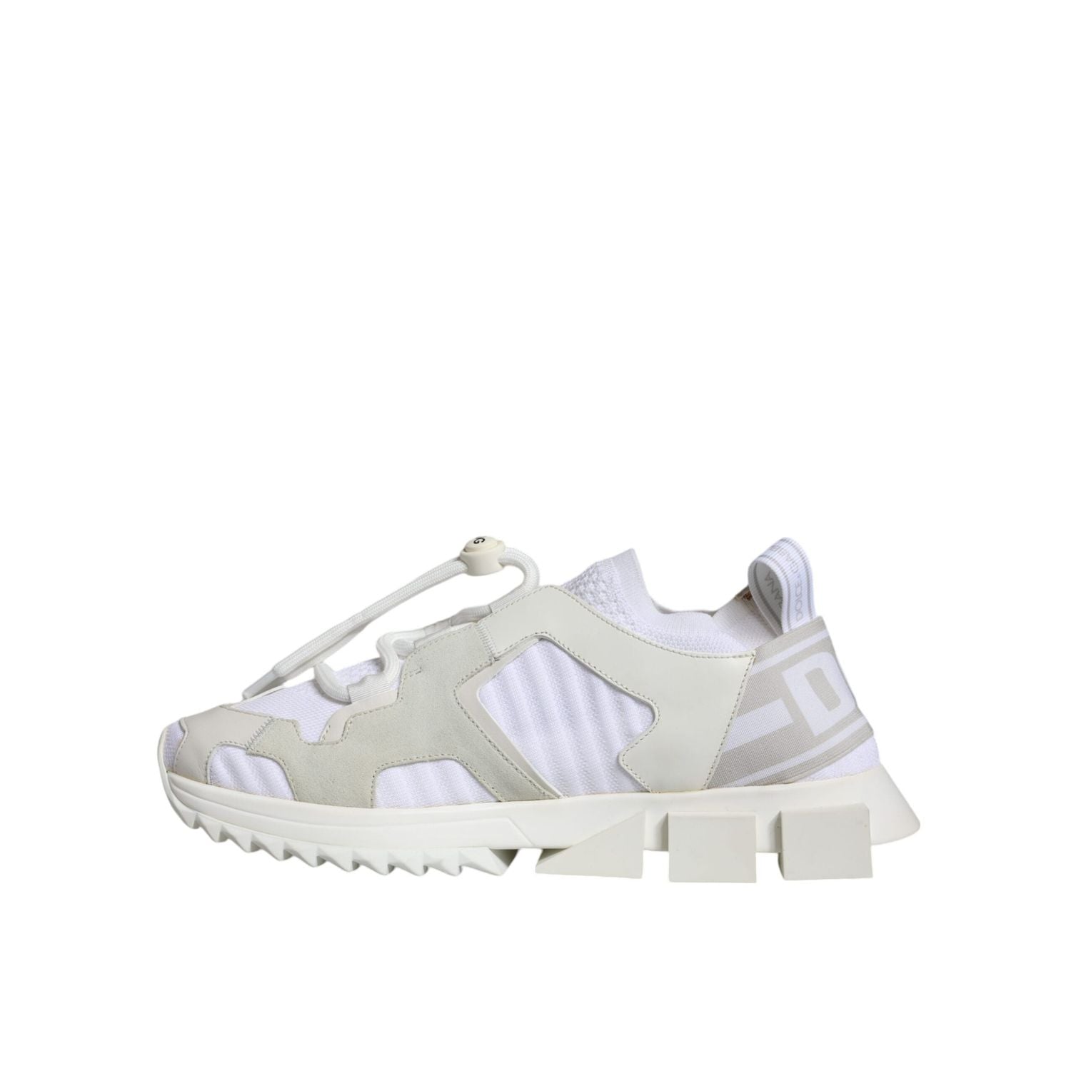 Dolce & Gabbana White Mesh Sorrento Trekking Sneakers Shoes