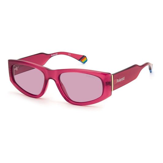 Polaroid Red Plastic Sunglasses POPLD6169S8CQ0FAC