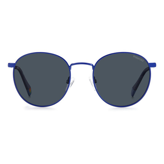 Polaroid Blue Stainless Steel Sunglasses POPLD6171SPJPC3AC