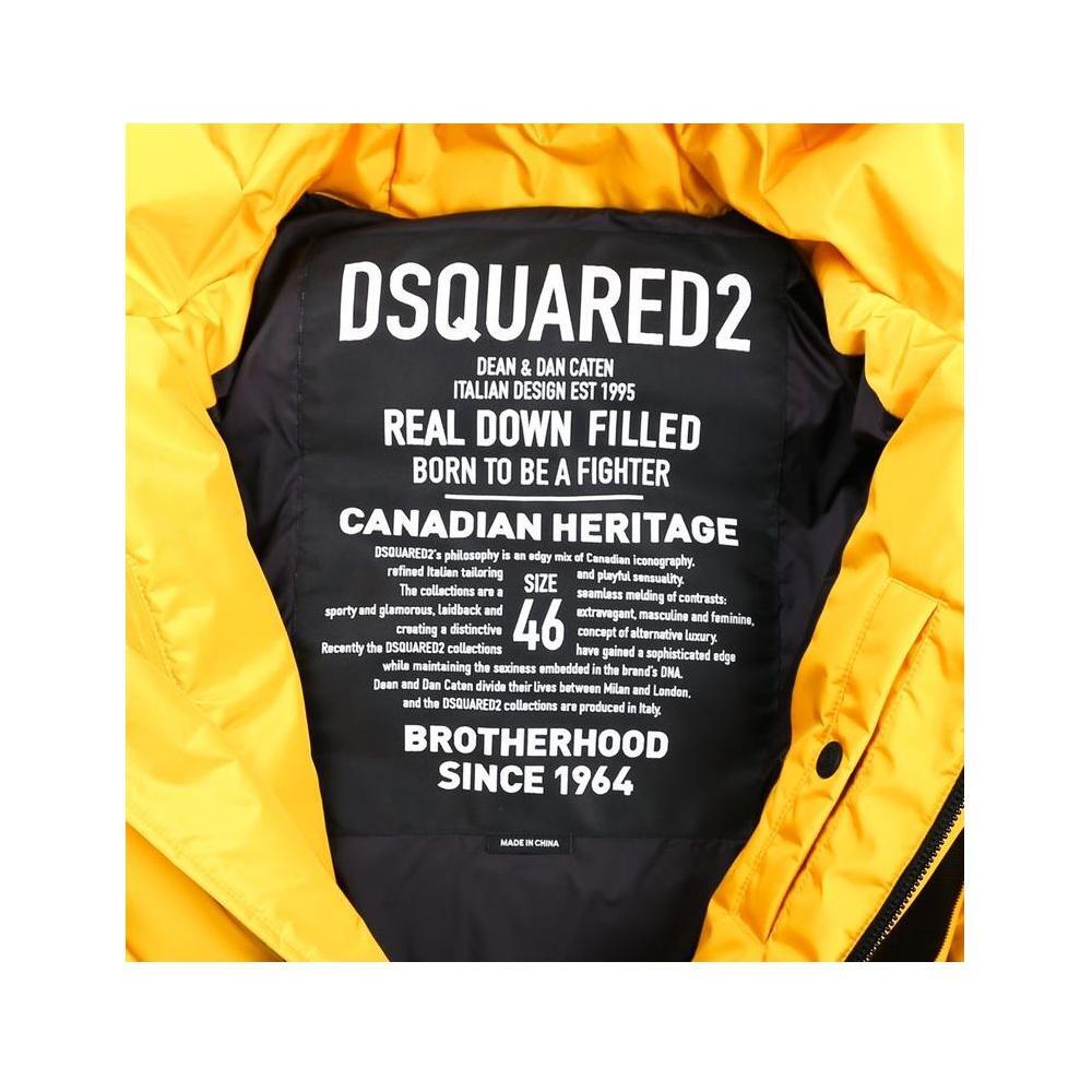 Dsquared² Yellow Nylon Jackets & Coat