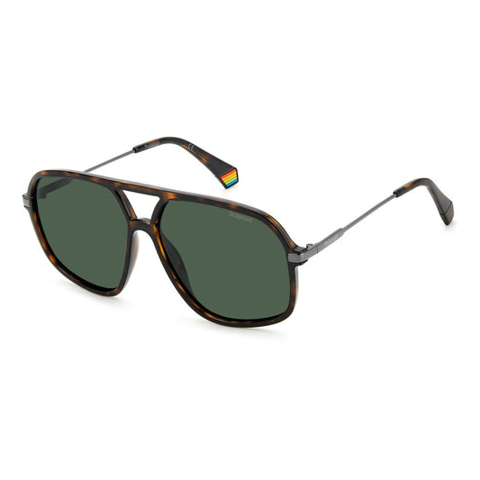 Polaroid Brown Plastic Sunglasses POPLD6182S086UCAC