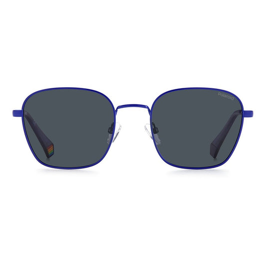 Polaroid Blue Stainless Steel Sunglasses POPLD6170SGEGC3AC