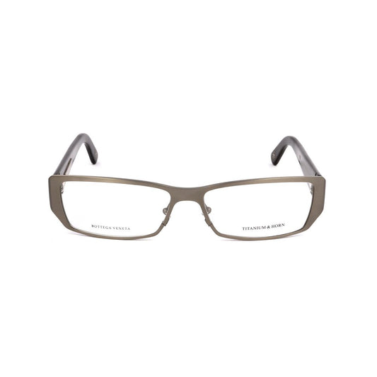 Bottega Veneta Silver Titanium Frames, women's glasses BV8320, 56/15/140mm, stylish silver titanium eyewear.