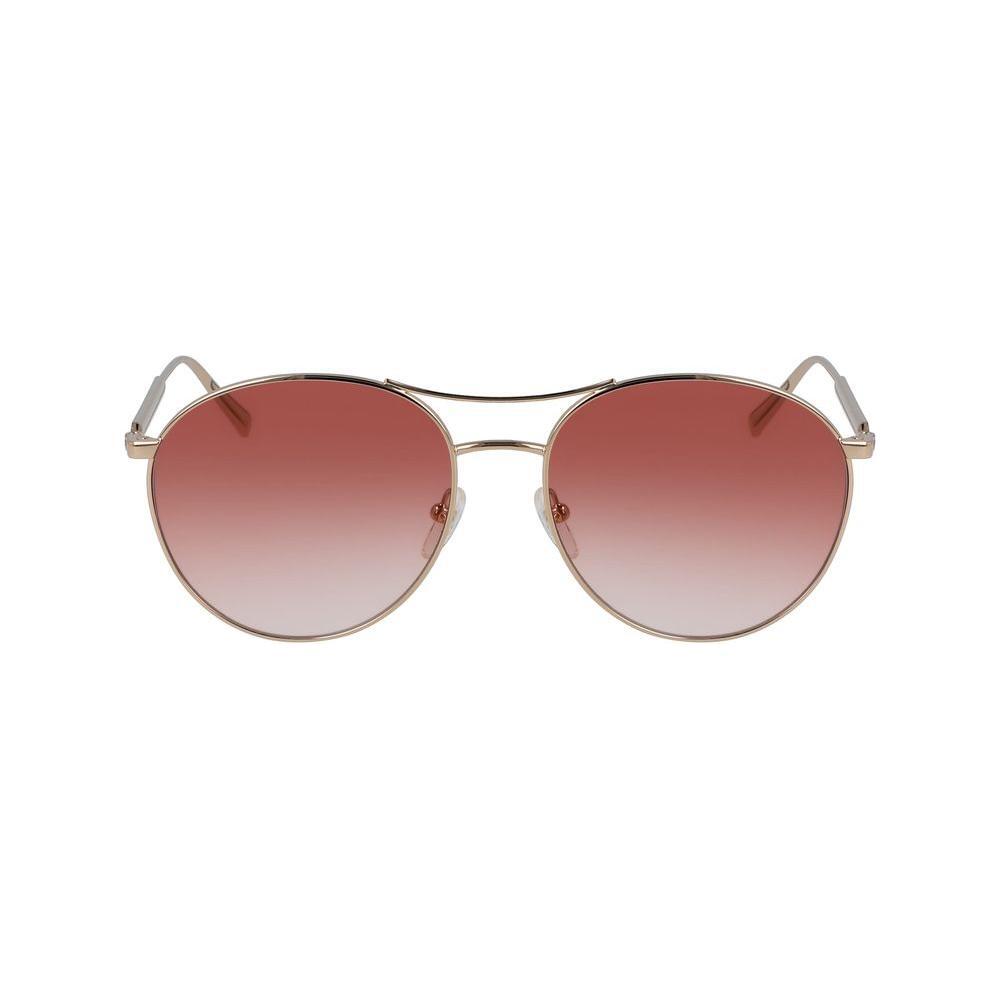 Longchamp Rose Gold Metal Sunglasses