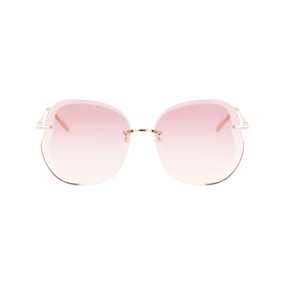 Longchamp Rose Gold Metal Sunglasses