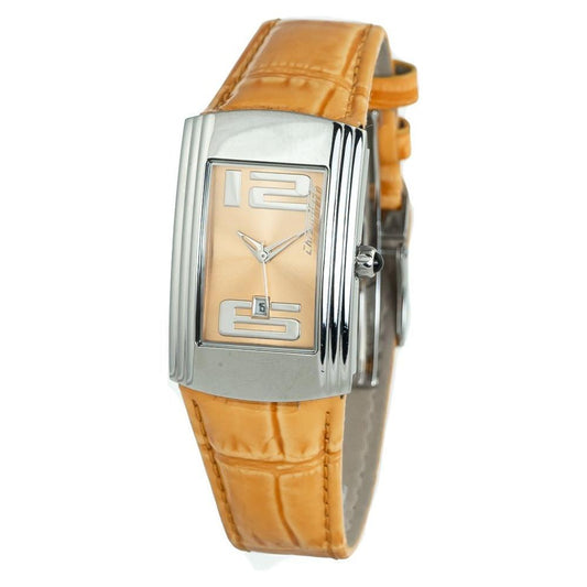 Chronotech Orange Leather Watch CHCT7017L07AC