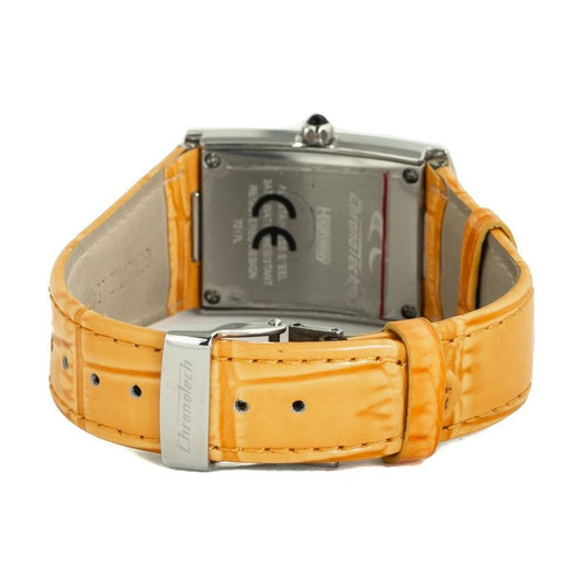 Chronotech Orange Leather Watch CHCT7017L07AC