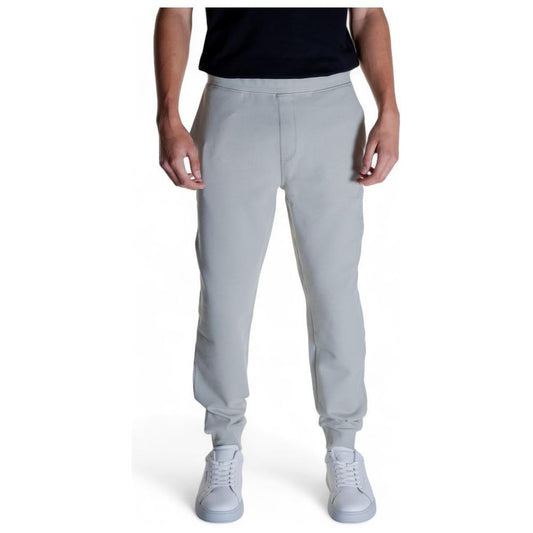 Calvin Klein Gray Cotton Joggers Workout Pant CA-14570800136-IT52 | XL