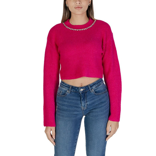 Only Pink Recycled Polyester Sweatshirt