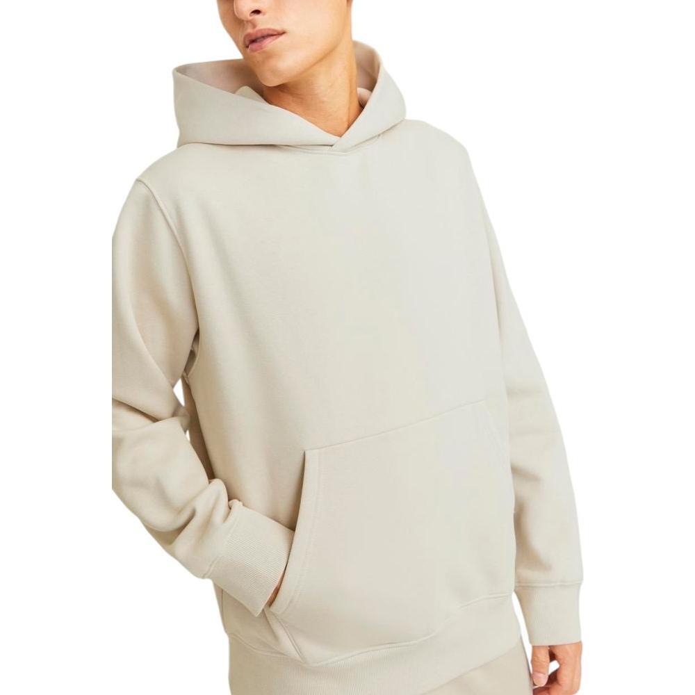 Jack Jones Beige Cotton Hoody JA-14846200127-IT44 | S