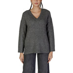 Vila Clothes Gray Marabou Sweater VI-15826100136-IT40|S