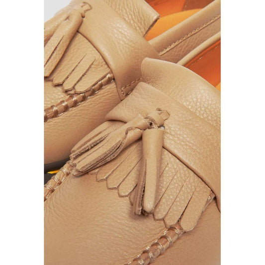 Dr. Martens Beige Leather Platform DR-13412300127-EU40/US10