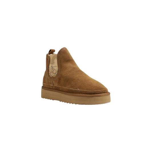 Alviero Martini Prima Classe Beige Leather Ankle AL-14626000127-EU37/US7