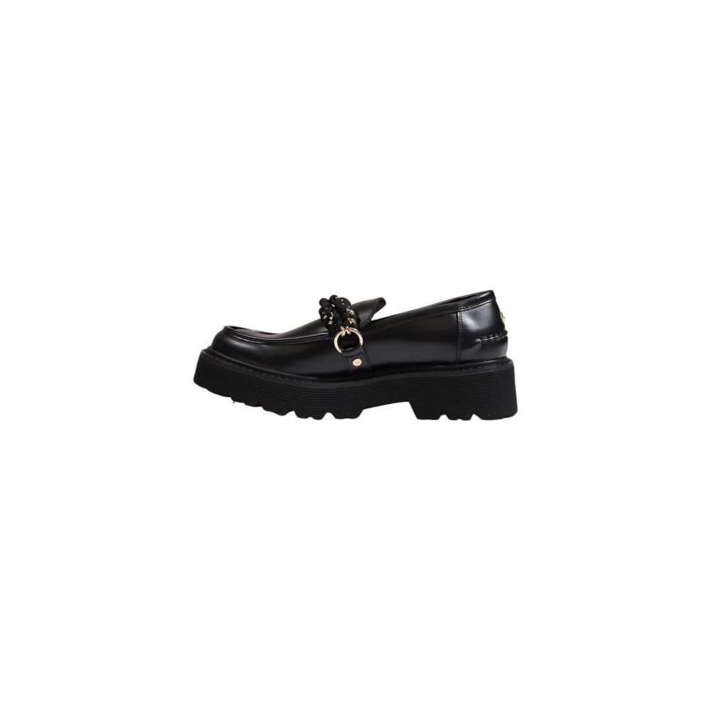 Cult Black Leather Platform Pumps