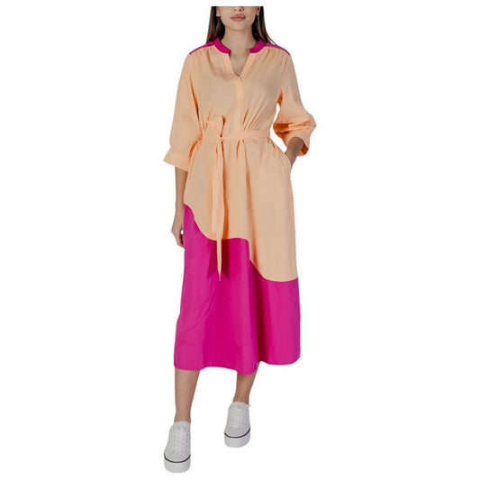 B.Young Orange Cotton Long BY-14884700947-34 | XXS