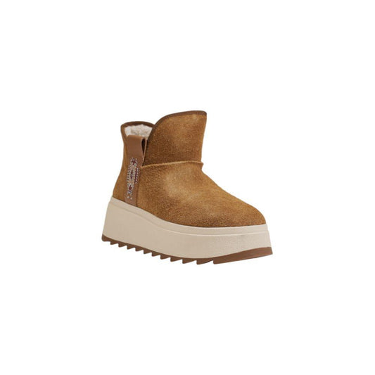 ASH Brown Suede Leather Ankle AS-15559700484-EU37/US7