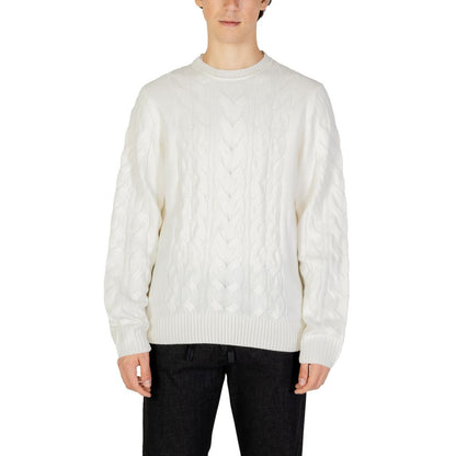 Hamaki-Ho White Marabou Sweater