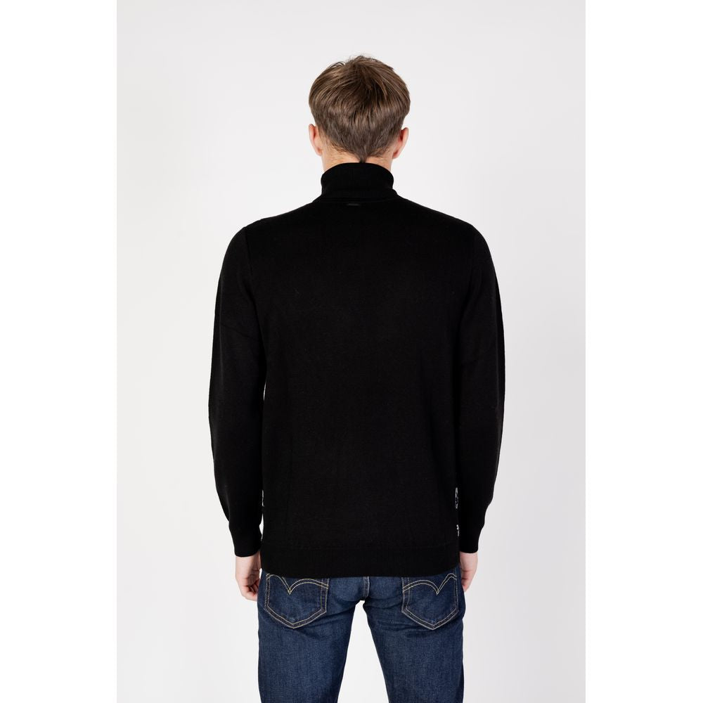 Antony Morato Black Wool Turtleneck