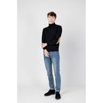 Alviero Martini Prima Classe Black Viscose Turtleneck AL-13068700009-IT46 | M